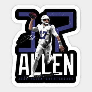 Josh Allen Buffalo Bold Number Sticker